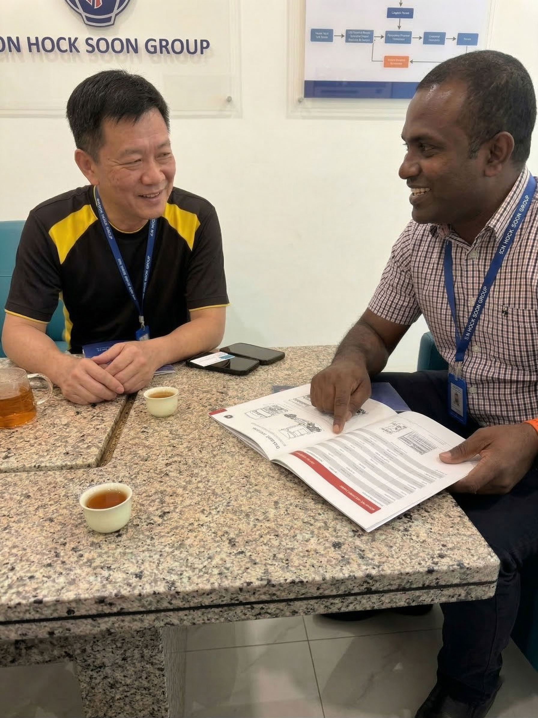 Chilean Client Visits and Purchases 2 Axle Extendable Removable Gooseneck Trailer