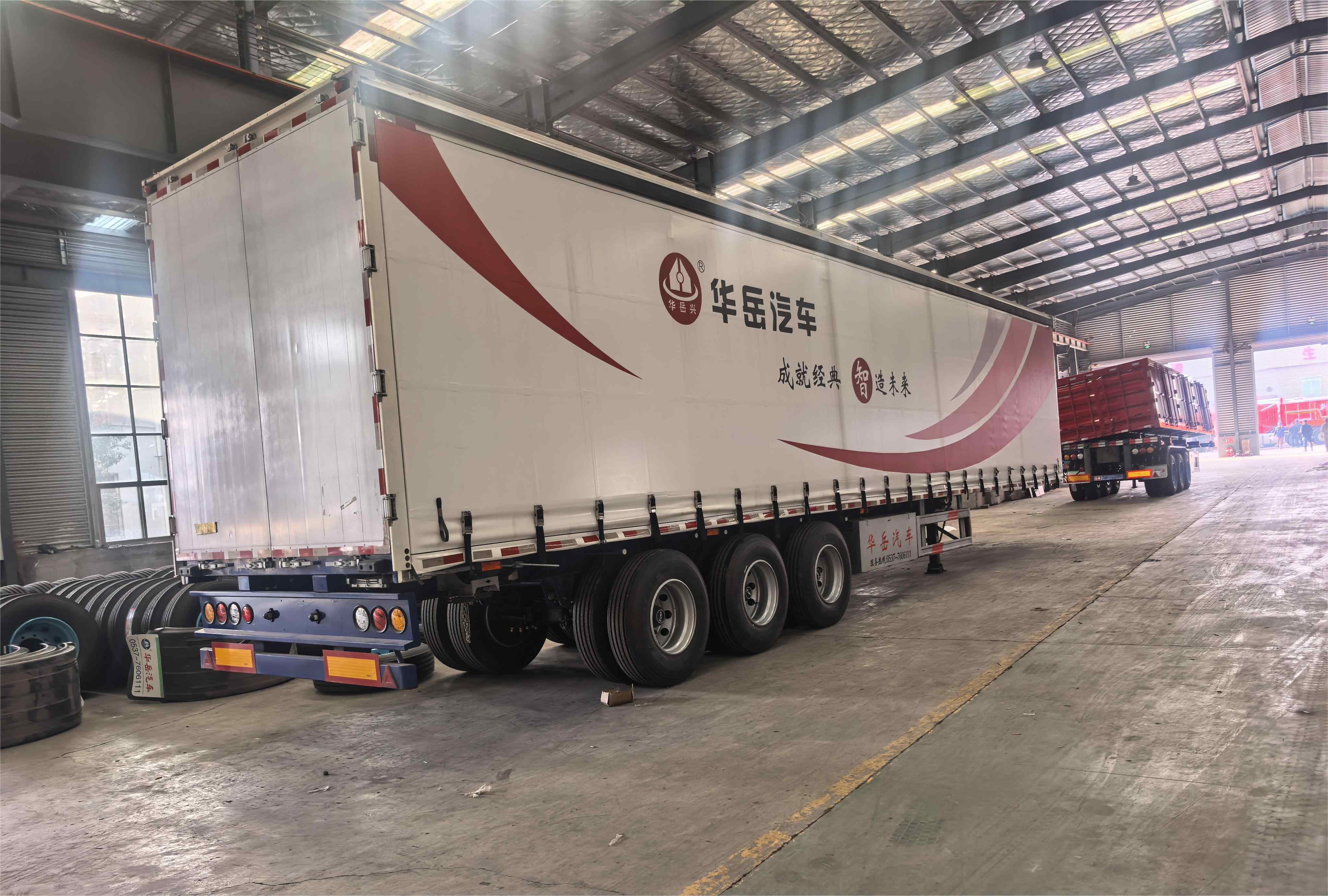 3 Axle Curtain Side Trailer