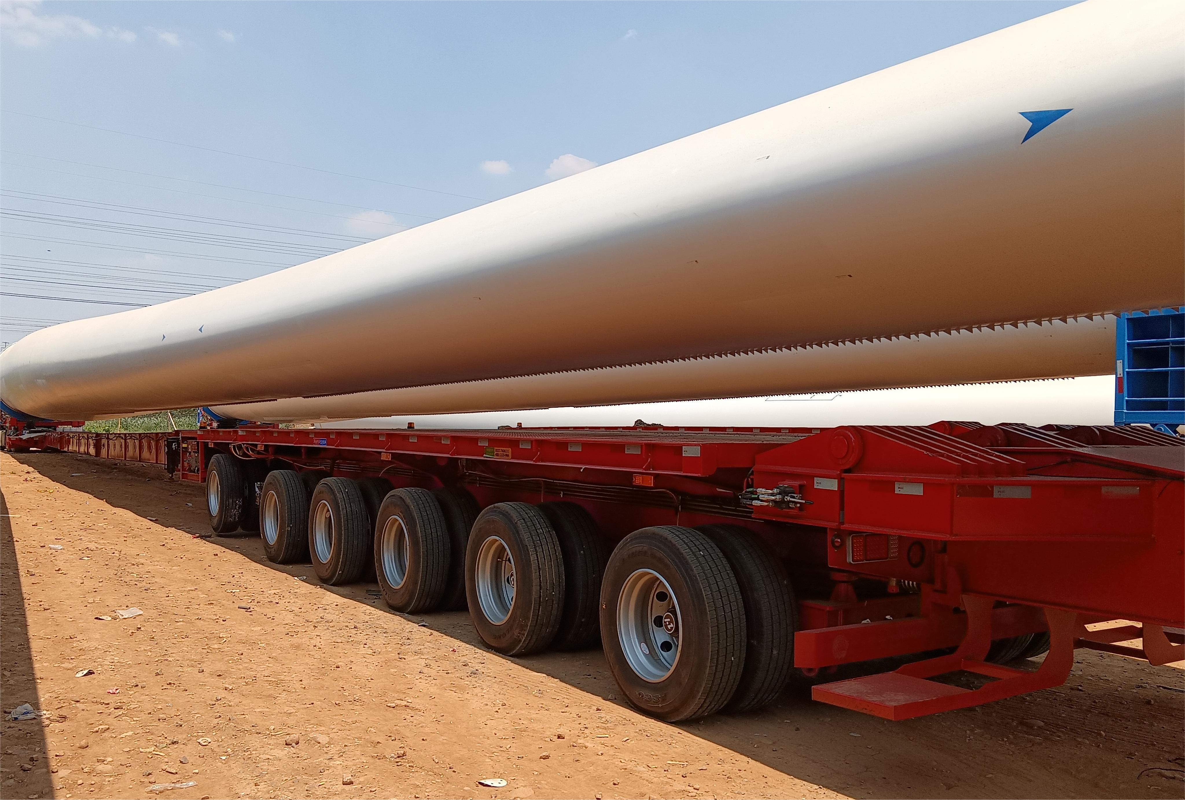 Safe Transport on Narrow, Steep Roads: How a UAE Client Moved 80m Wind Blades