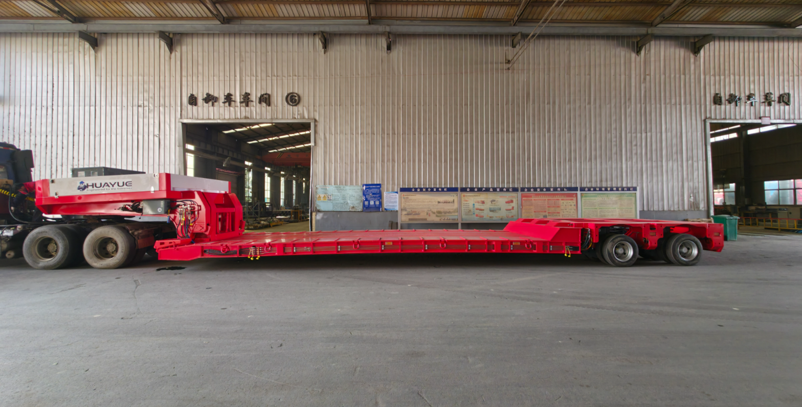 HUAYUE 2-Axle Detachable Gooseneck Lowbed Trailer (RGN)