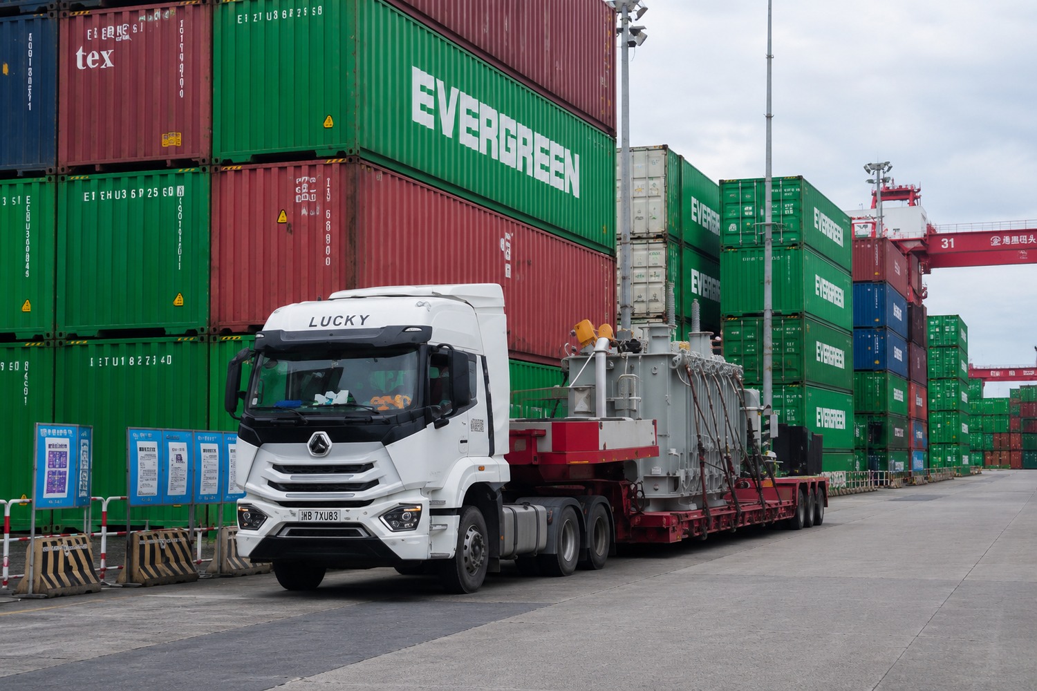 2-Axle Steering RGN for Transformer Transport