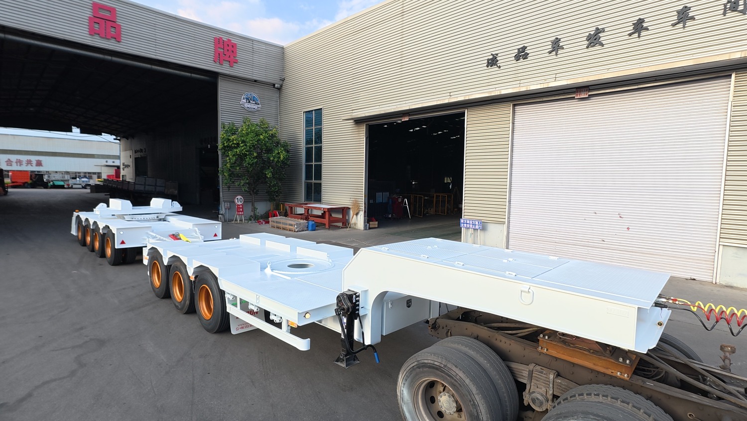 3+4 Axle Bridge Transport Trailer Pair